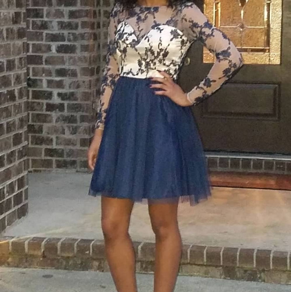 Navy Blue/ Party Dress